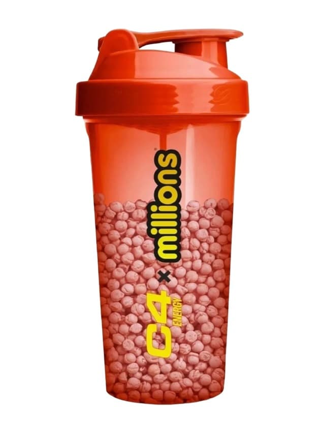 C4 Energy x Millions Strawberry Shaker, Red - 800 ml | Cellucor – Cellucor förpackning