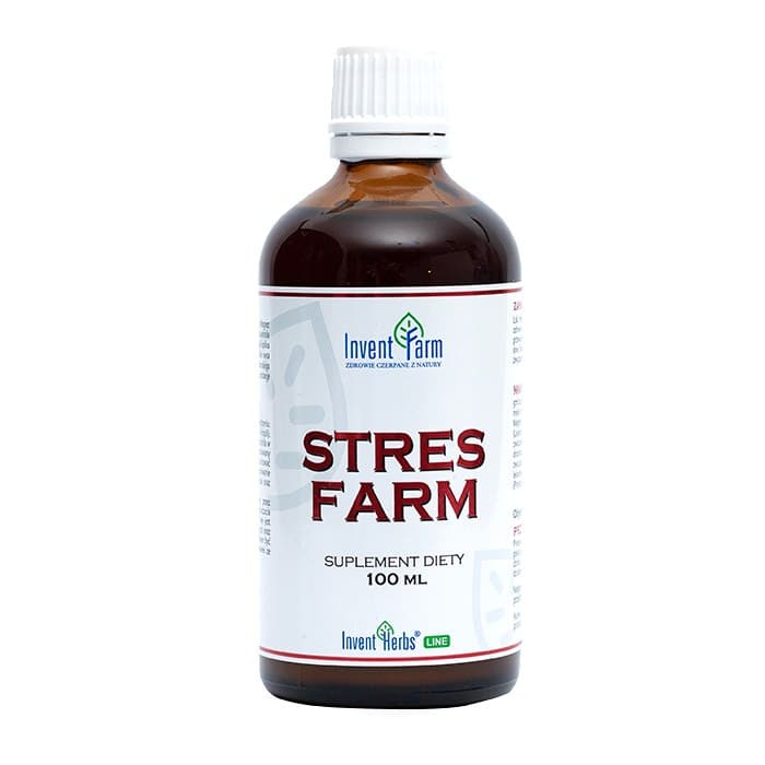 Invent Farm - Stress Farm - 100ml – Inventfarm förpackning