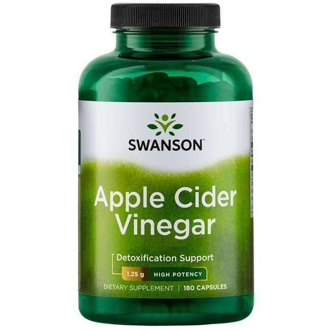 Swanson - Apple Cider Vinegar - 180 kapslar – Swanson förpackning