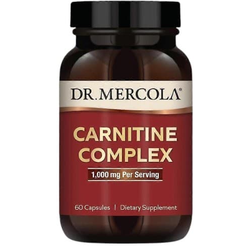 Dr. Mercola - Carnitine Complex - 60 kapslar – Dr. Mercola förpackning