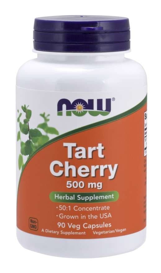 NOW Foods Tart Cherry 500 mg Vegetable Capsules – NOW Foods packaging
