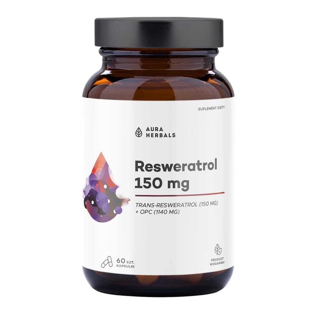 Aura Herbals - Resveratrol – Aura Herbals packaging