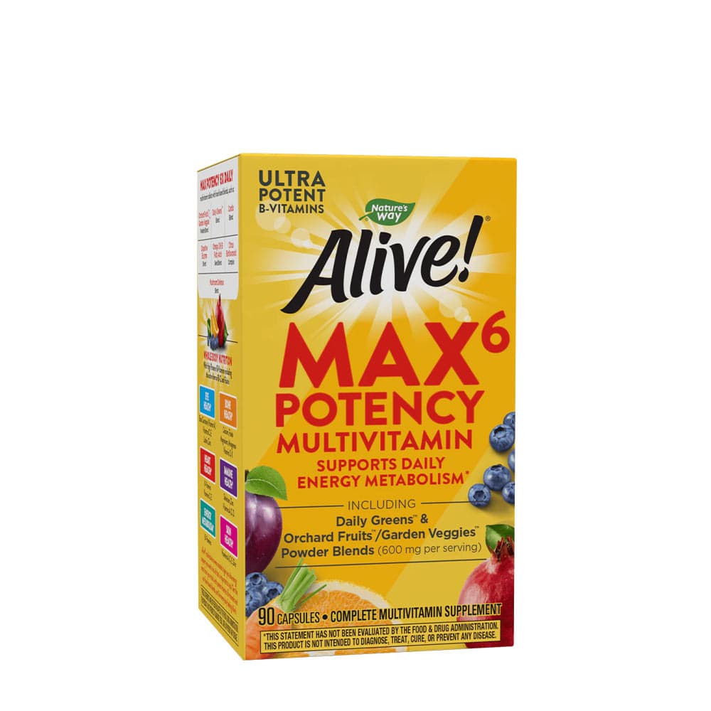 Nature's Way - Alive! Max6 Potency Multivitamin – Nature's Way packaging