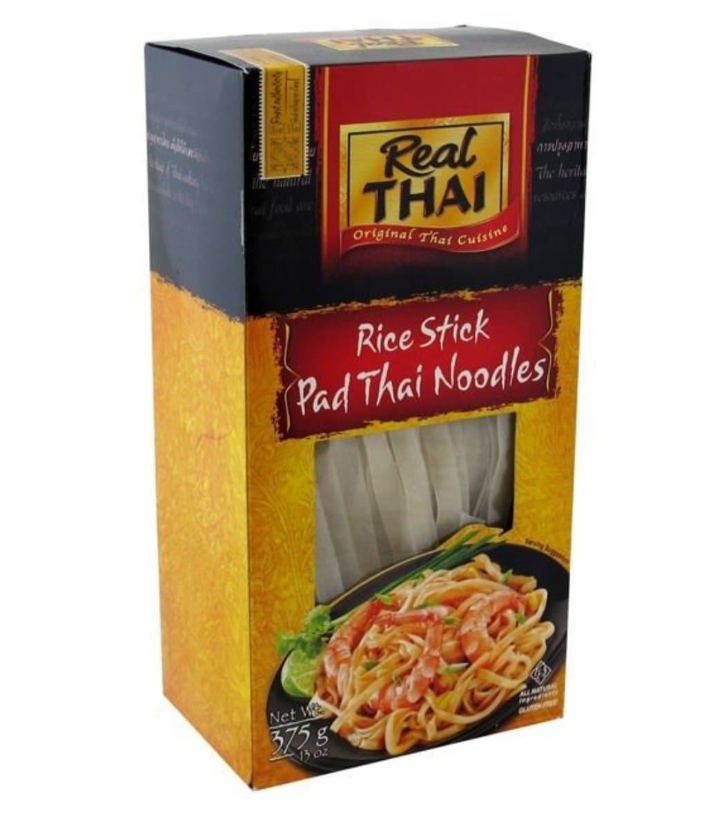 Real Thai - Makaron ryżowy Pad Thai - 375g – Real Thai opakowanie