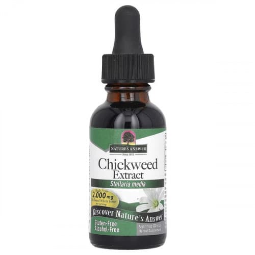 Nature's Answer - Chickweed Extract - 30ml – Nature's Answer förpackning