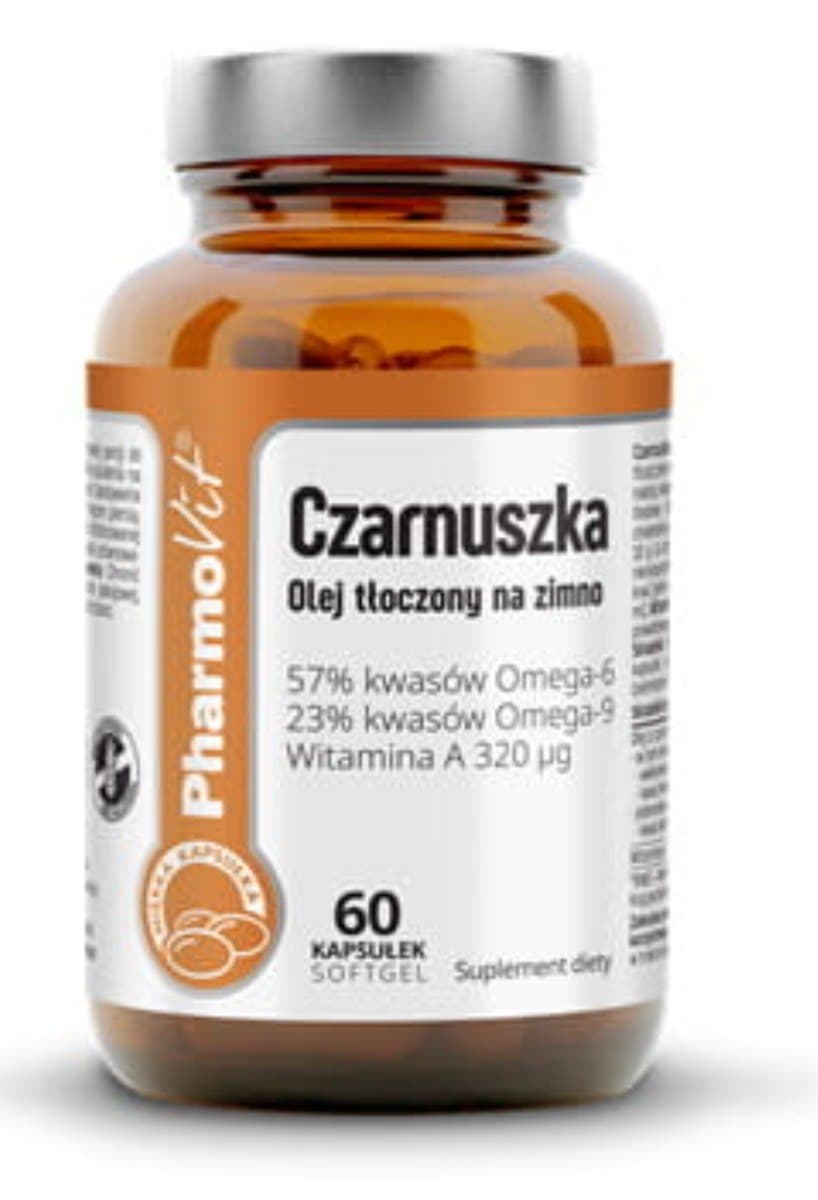Pharmovit Czarnuszka 60 capsules softgel – Pharmovit packaging