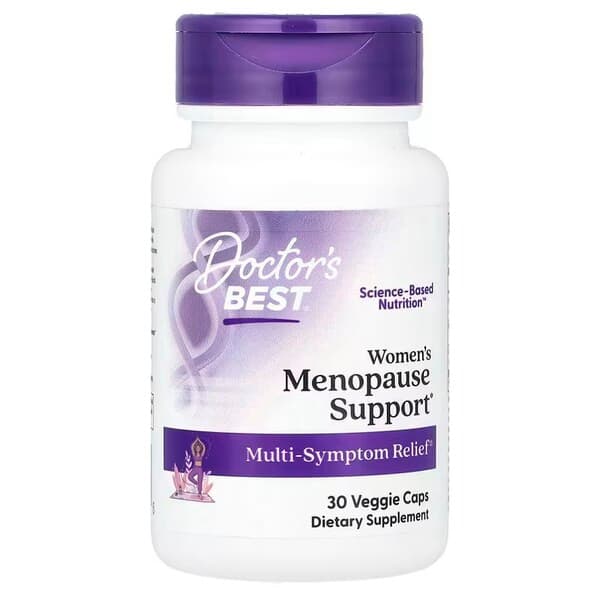 Doctor's Best Women's Menopause Support 30 Vcaps – Doctor's Best embalagem