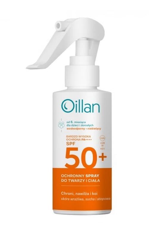 Oillan - Sun Spray Spf 50 - 125ml – Oillan packaging
