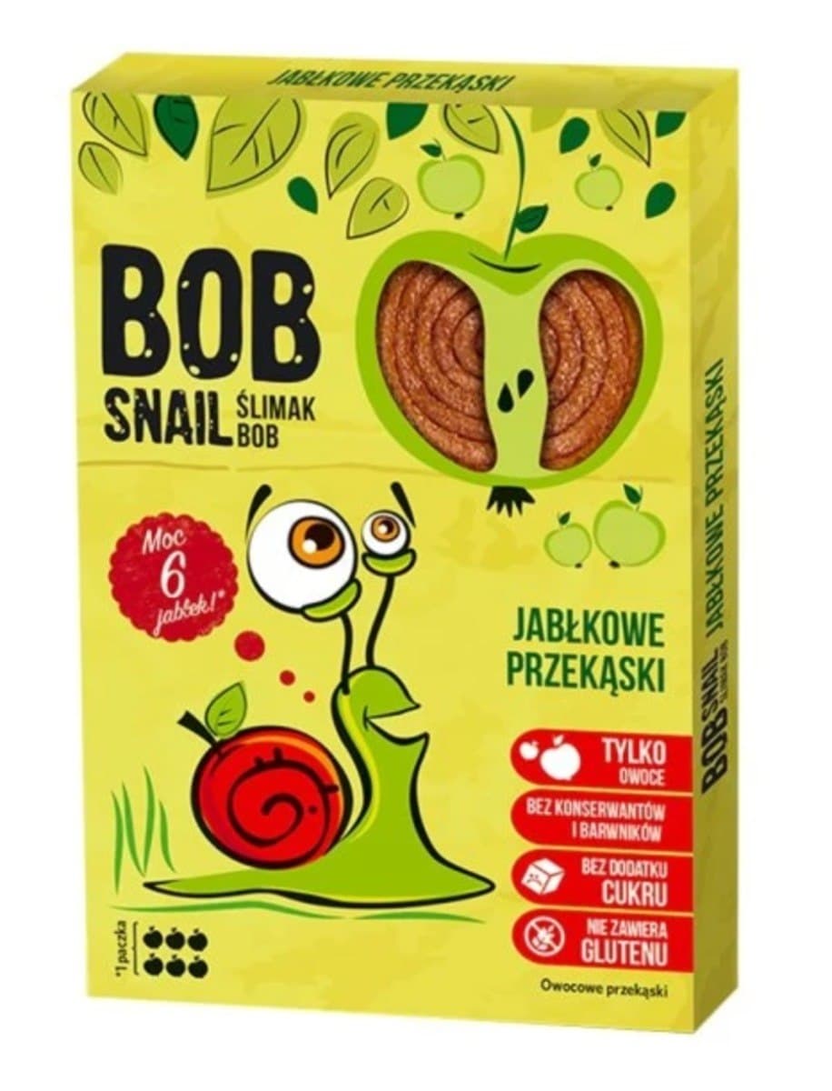 B.O.B SNAIL - Apfel-Snack - Frucht-Snack – B.O.B SNAIL packaging