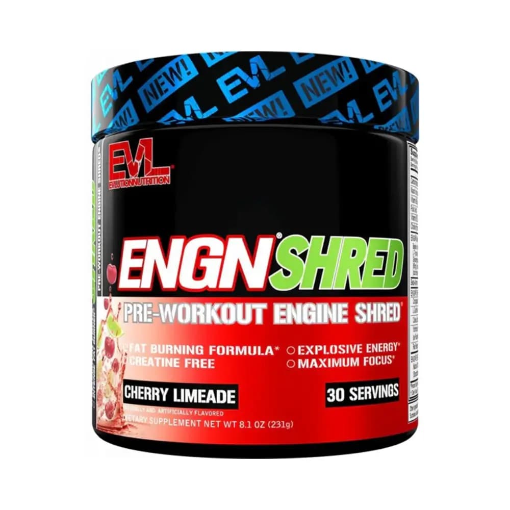 EVLution Nutrition - ENGN Shred - Cherry Limeade - 8.1 oz – EVLution Nutrition förpackning