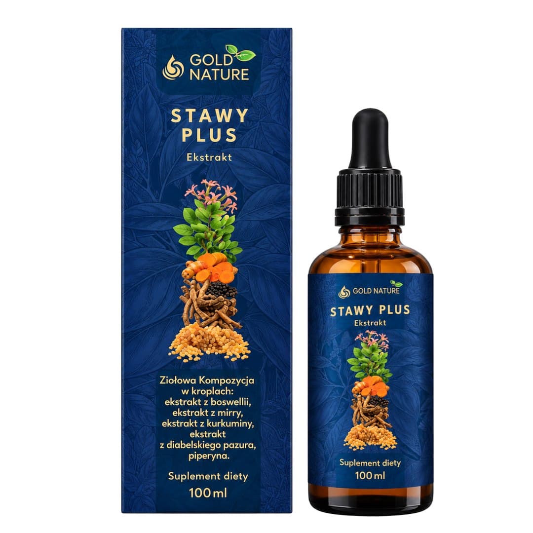 Gold Nature - Boswellia serrata-ekstrakt, myrraolie og curcuminekstrakt - 100 ml – emballage