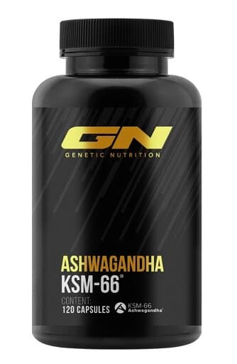 Genetic Nutrition - Ashwagandha KSM-66® - 120 Kapseln – Genetic Nutrition Verpackung