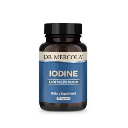 Dr. Mercola Iodine (Iodio) 1,5 mg 30 capsule – Dr. Mercola confezione