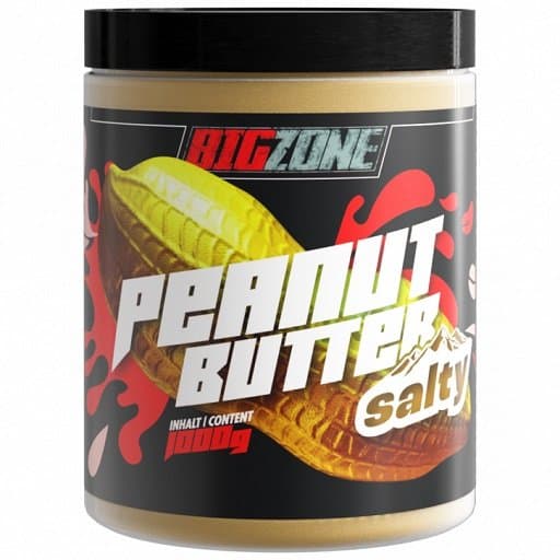 Big Zone - Jordnötssmör - Salt, 1 000 g – Big Zone förpackning