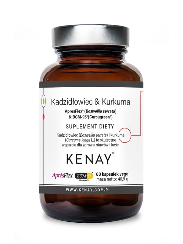 Kenay - Frankincense & Turmeric Apresflex® - 60 Capsules – packaging