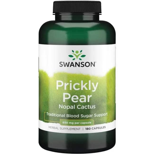 Swanson Prickly Pear Nopal Cactus 650 mg - 180 Kapseln – Swanson packaging