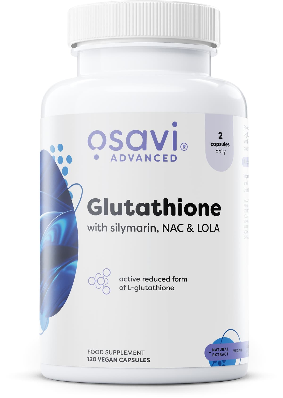 Osavi - Glutatión con Silymarin, NAC y LOLA – Osavi empaque