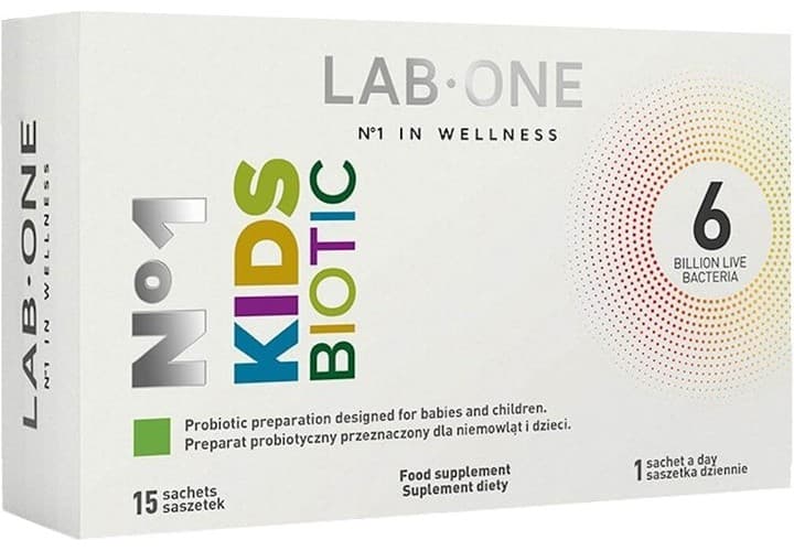 LAB ONE - N°1 KidsBiotic - 15 saszetek