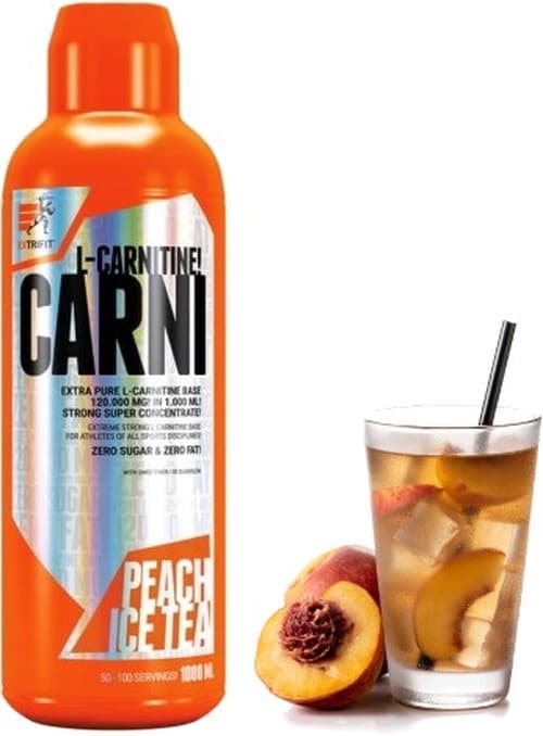 Extrifit Carni 120000 mg Liquid Ice Tea Pfirsich 1000 ml – Extrifit Verpackung