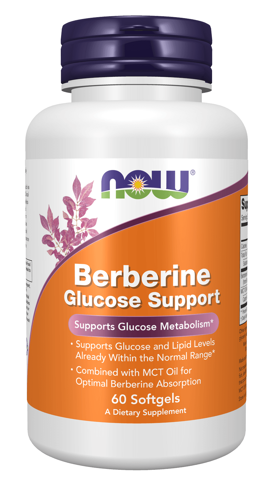 NOW Foods Berberina Apoyo para la Glucosa – NOW Foods empaque