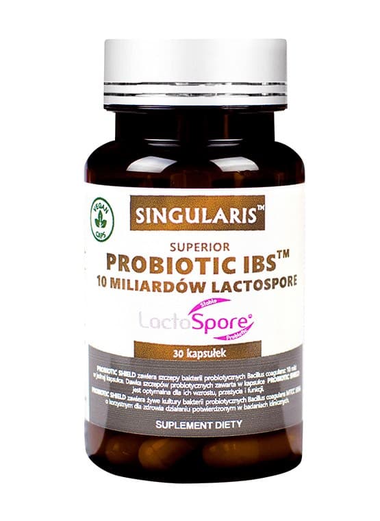 Singularis Superior Probiotic IBS 10 mld 30 capsule vegane – Singularis confezione