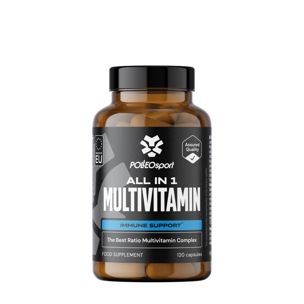 Polleo Sport All in 1 Multivitamin - 120 Capsules – Polleo Sport förpackning