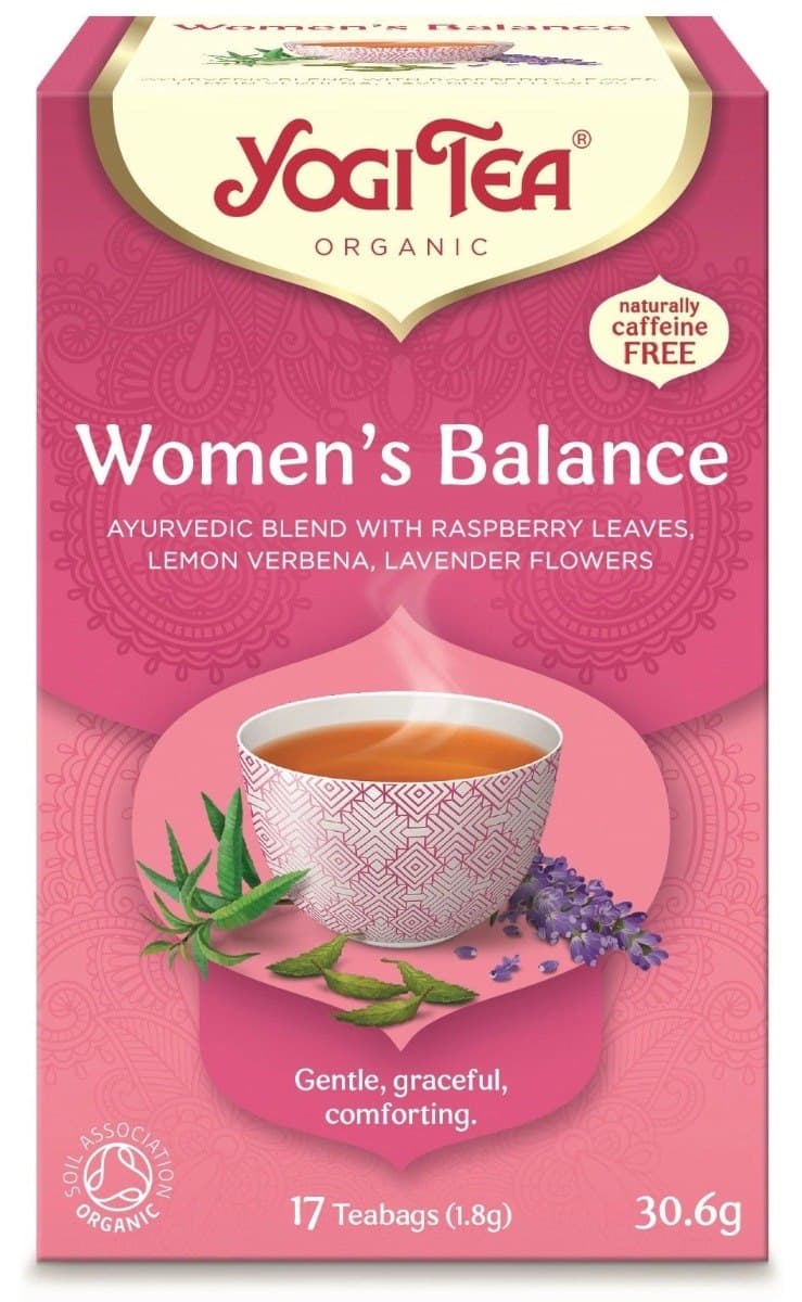 Yogi - Women's Balance - 17 tepåsar à 1,8 g, totalt 30,6 g – Yogi förpackning