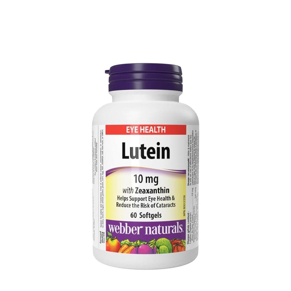 Webber Naturals Lutein 10 mg with Zeaxanthin - 60 Softgels