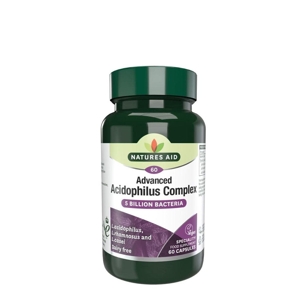 Natures Aid Acidophilus 5 Milliarder kapsler – Nature's Aid packaging