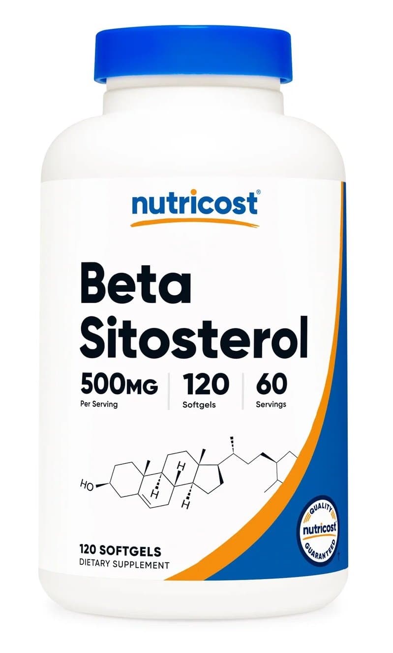 Nutricost - Beta Sitosterol - 120 Softgelów – Nutricost opakowanie