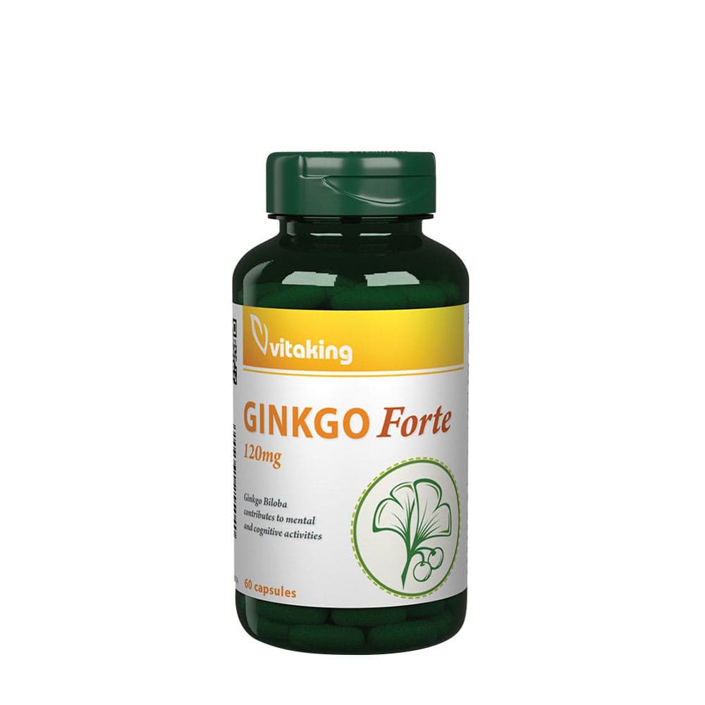 Vitaking - Ginkgo Forte - 60 Caps – Vitaking förpackning