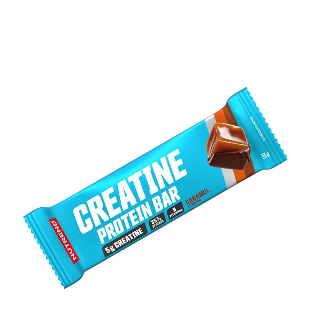 Nutrend - Kreatinproteinbar - Karamel, 55 g – emballage