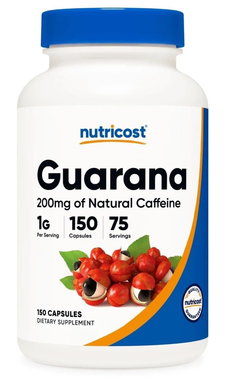 Nutricost - Guaraná - 150 Cápsulas – Nutricost empaque