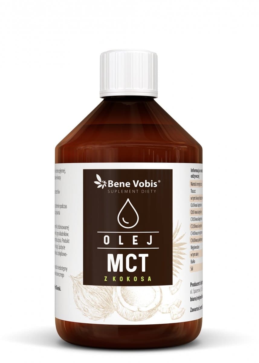 Bene Vobis Coconut MCT Oil 500 ml – Bene Vobis packaging