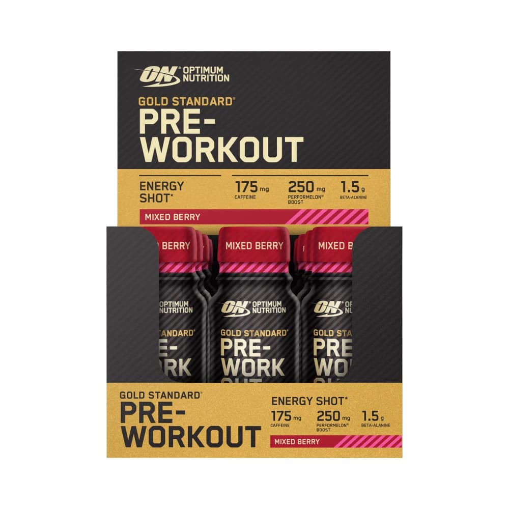 Optimum Nutrition Gold Standard Pre-Workout Shot – Optimum Nutrition förpackning