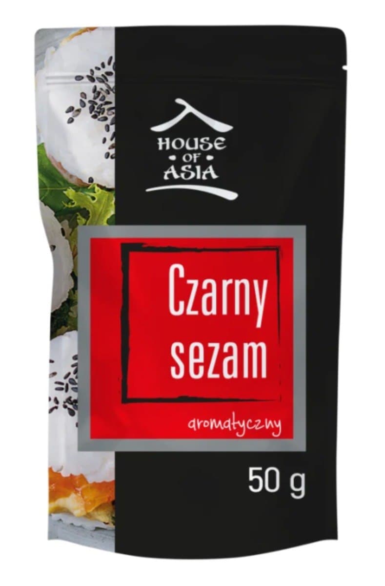 House of Asia Czarny sesame 50 g – house of asia packaging
