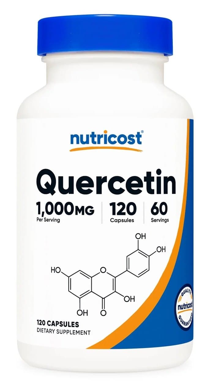 Nutricost - Quercetina - 120 Cápsulas – Nutricost empaque