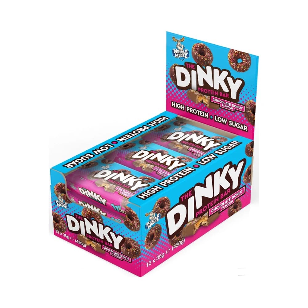 Muscle Moose Dinky Protein Bar – Muscle Moose förpackning