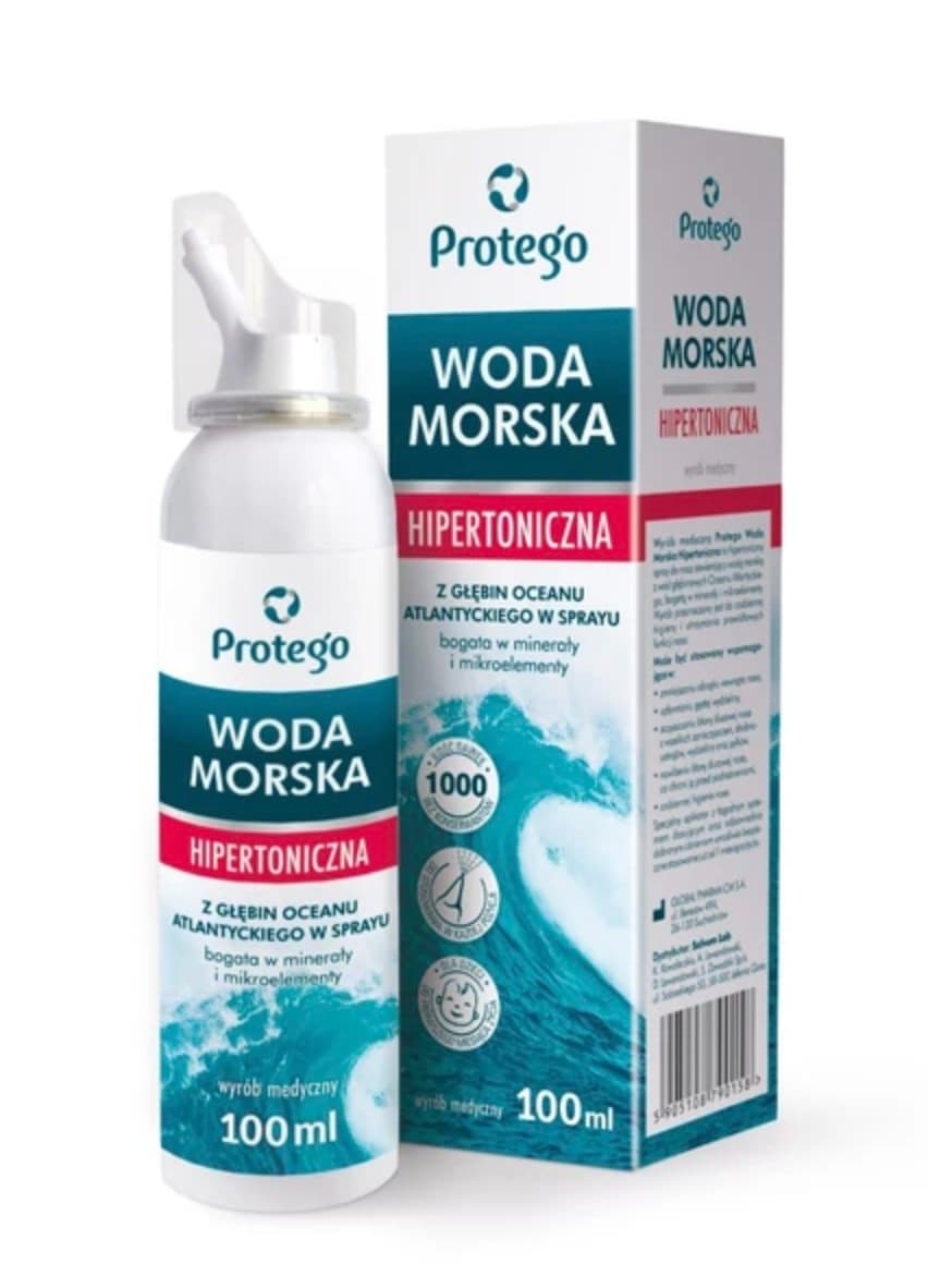 Protego Acqua di Mare Ipertonica BOV 100 ml spray nasale