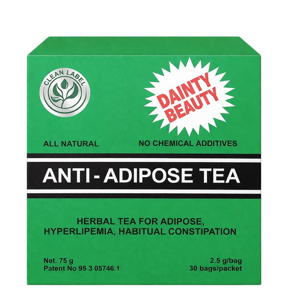 Dainty Beauty - Anti-Adipose Tea - 75g (30 bags × 2.5g) – Dainty Beauty packaging
