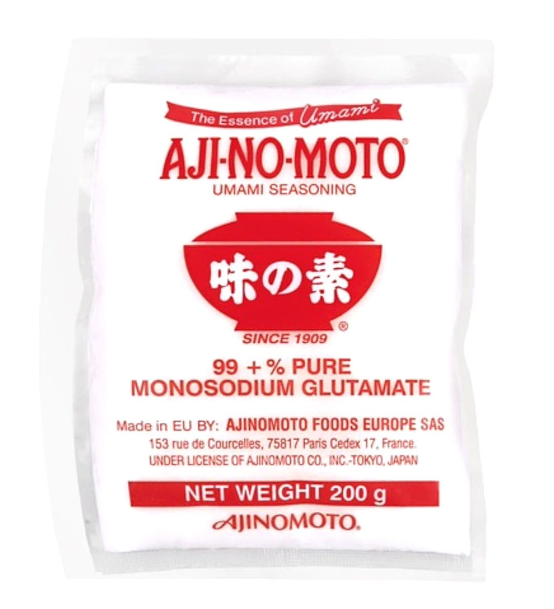 Ajinomoto - Aji-No-Moto Umami Seasoning - 200g – Ajinomoto förpackning