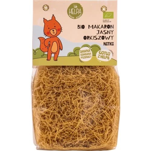 Helpa BIO Macarrones de Trigo Blanco Fino 250 g