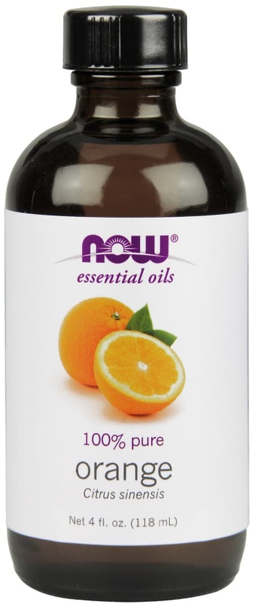 Now Foods - Olejek eteryczny z pomarańczy - 118ml – NOW Foods opakowanie