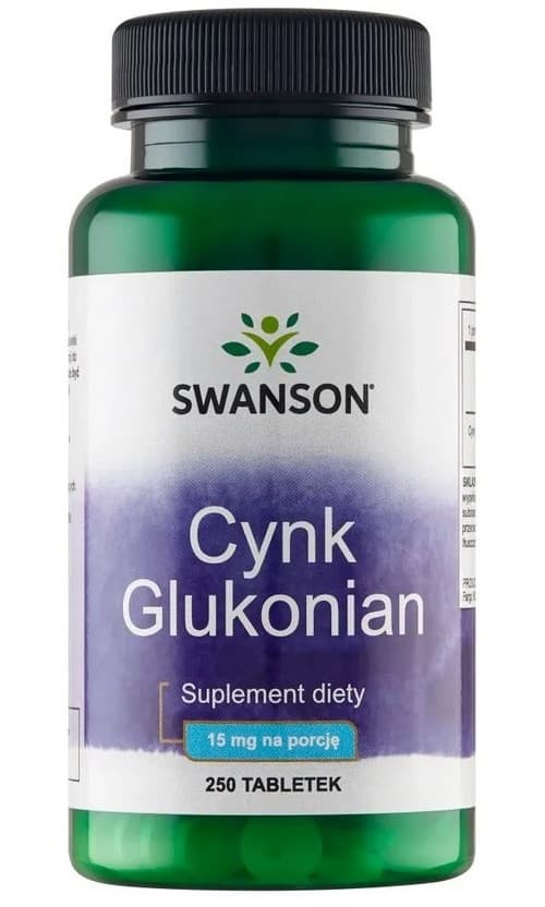 Swanson - Glukonian cynku – Swanson opakowanie