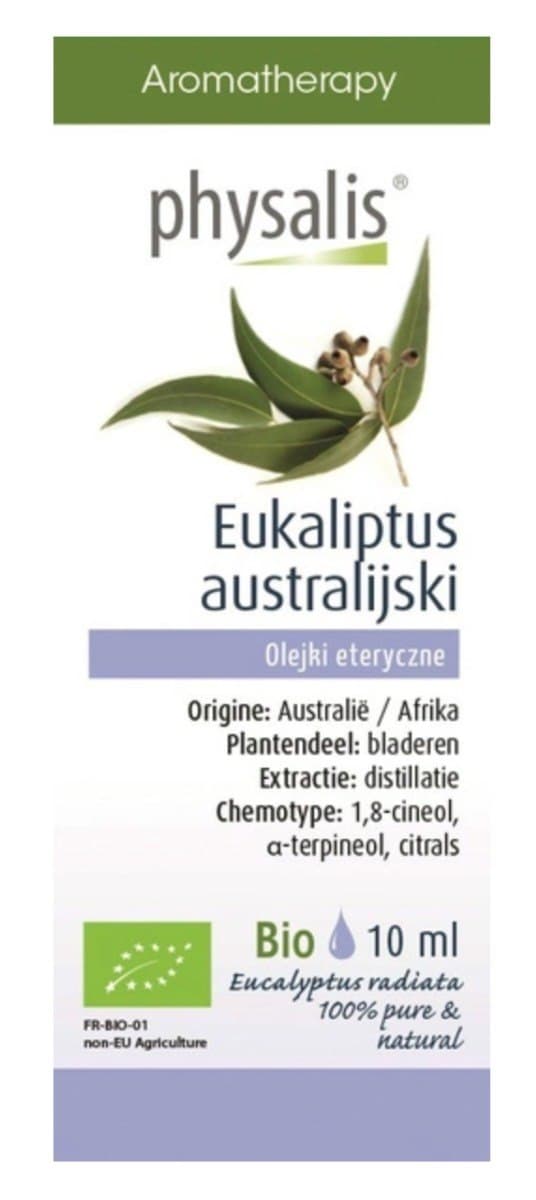 Physalis Huile Essentielle Eucalyptus Australienne BIO 10 ml | Bio Planet – Physalis emballage