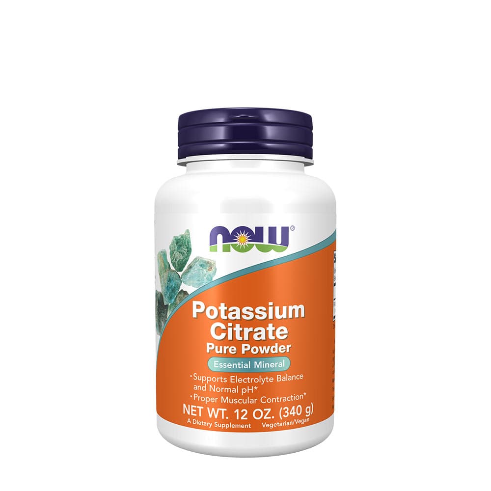 NOW Foods Potassium Citrate Pure Powder 340g – NOW Foods packaging
