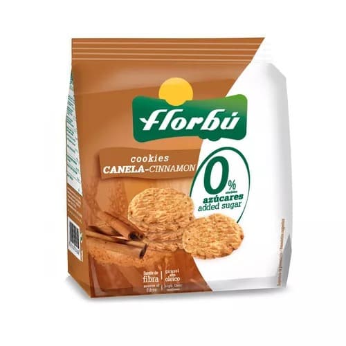 FLORBU Cinnamon Cookies without added sugar 130 g | EKO WITAL – Florbu packaging