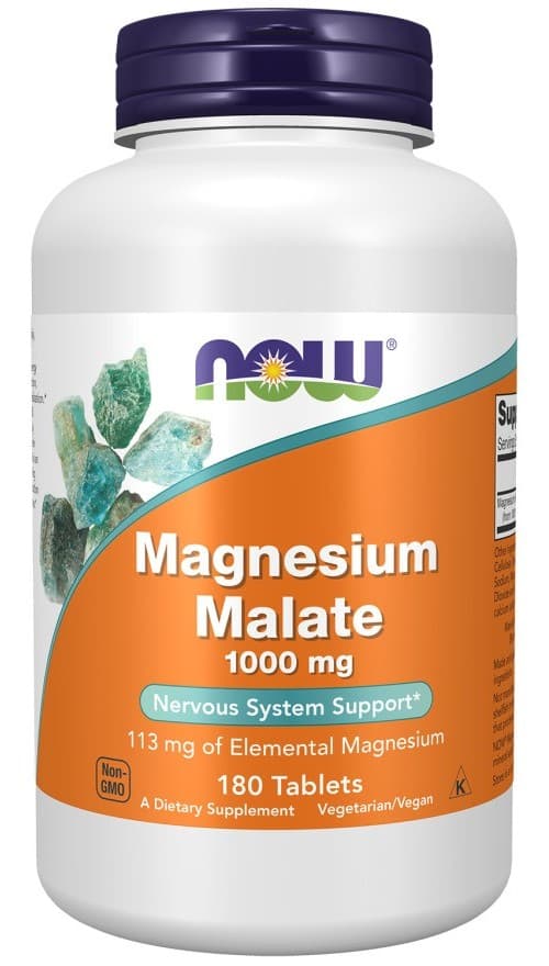 NOW Foods - Magnesium Malate – NOW Foods packaging