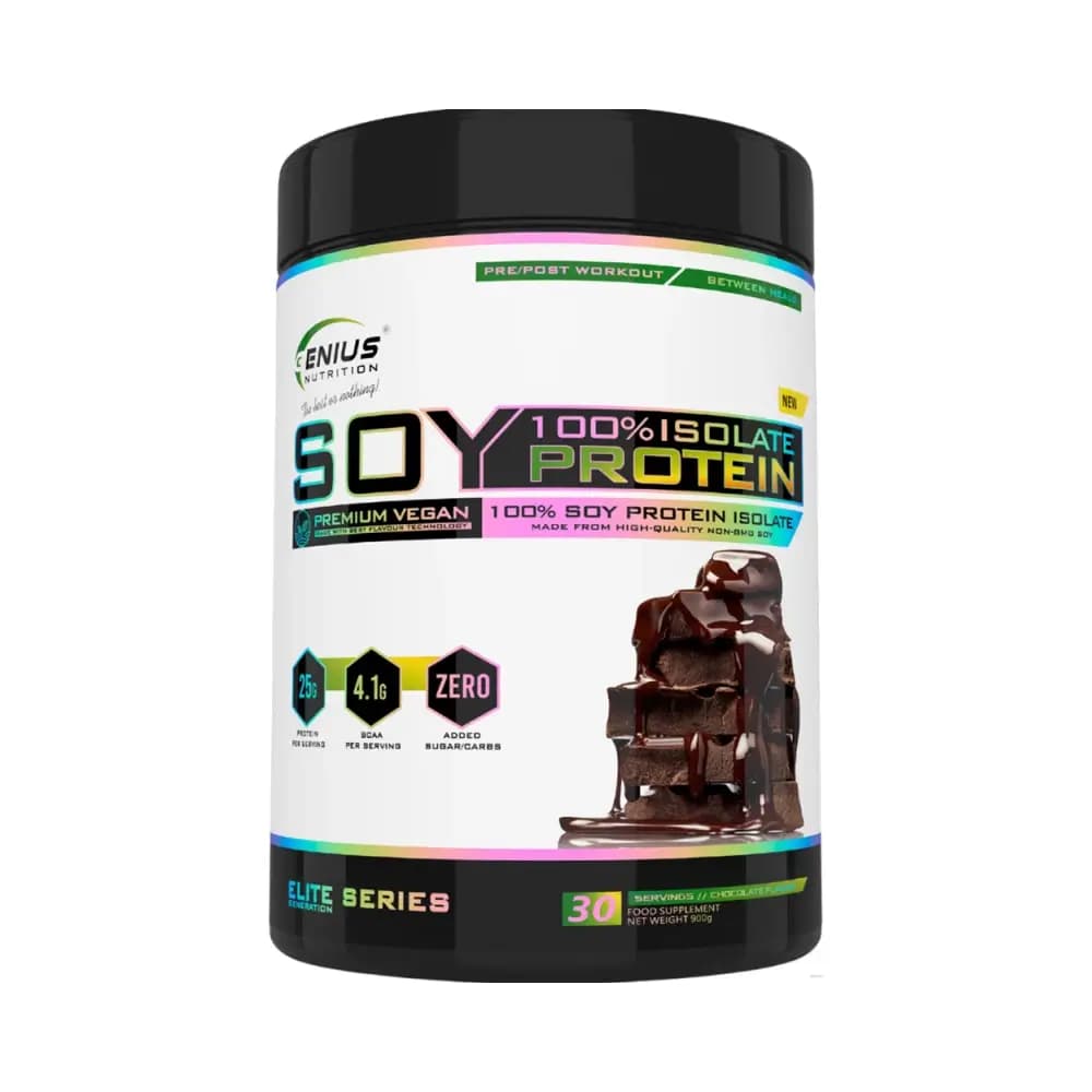 Genius Nutrition 100% Soy Protein Isolate – Genius Nutrition förpackning