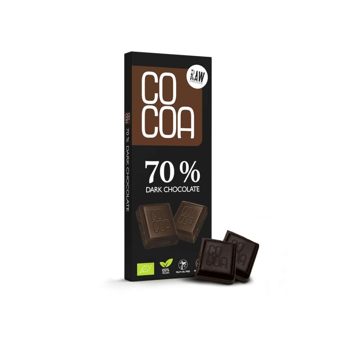 Cocoa Dark Chocolate 70% BIO 40 g – COCOA packaging